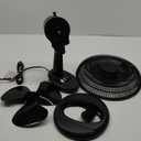 HOLMES 12" Table Fan, 75 Oscillation, 3 Speeds, 15 Adjustable Head Tilt, Ideal for Home, Bedroom or Office, Black