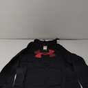 Under Armour Men's Armour Fleece Big Logo Hoodie (Medium, Black / Red-002)