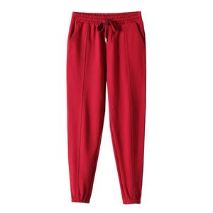 ZGZZ7 Women's Casual Athletic Joggers Pants Cropped Cotton Running Active Sweatpants with Drawstring L