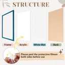 Threehoney 11 x 17 Picture Frame Set of 6, Boho Colorful Photo Frames