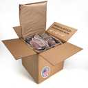 Insulated Thermal Shipping Box 12" x 12" x 12", Pack of 1 - USA-Made Cold Food Shipping Box 3.6-Gallon Capacity with Thermal Paper Liners, Absorb Condensation Ideal for Frozen Food by IDL Packaging