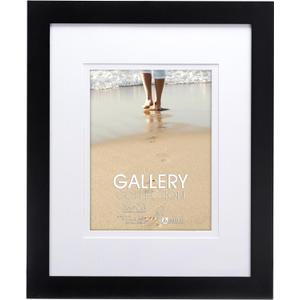 Malden 16x20 Matted Picture Frame - Made to Display Pictures 11x14 with Mat, or 16x20 without Mat -Black