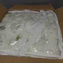 White Artificial Flower Wall Backdrop: 7.5ftx3.74ft Roses Wall Background Panels 3D Floral Wall Decor for Wedding Anniversary Party