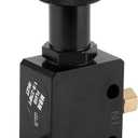 Brake Proportioning Valve, Aluminium Alloy Universal Brake Proportional Valve Adjustable In Line Disc Drum Brakes 150PSI1200PSI Pressure Range, Universal Fit For Car Modification