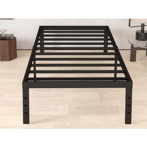 18 Inch Twin Bed Frame Metal, Platform Bed Frame Twin Size, Easy Assembly, Heavy Duty, No Box Spring Needed