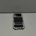 Lunivop for Motorola Moto G 2025 Case 6.7'' Metal Heavy Duty Phone Case para Built-in Screen Protection Full Body Protective Dust Proof Military - Grade Rugged (for Moto G 5G 2025 XT2513) Silver