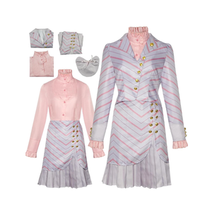 Glinda Cosplay Costume Pink Glinda Costume Suit Party Dress For Women, S