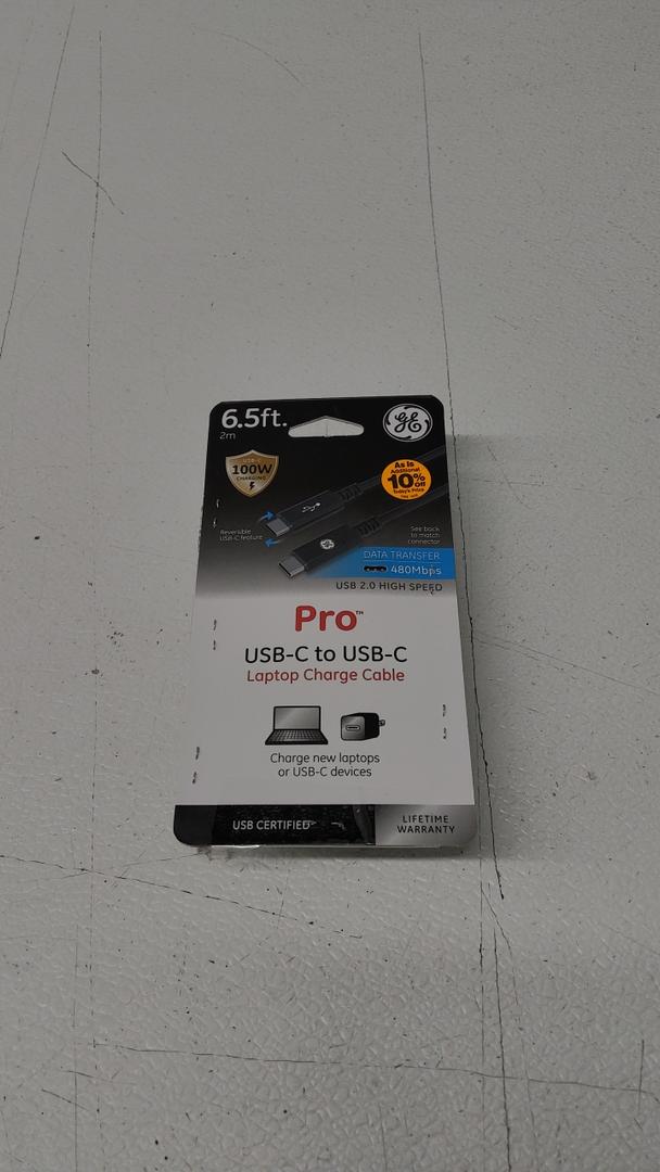 USB-C To USB-C Laptop Charge Cable 6.5 Ft