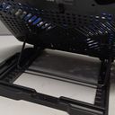 Laptop Cooling Pad,Gaming Laptop Cooler with 5 Quiet Fans for 12-15.6 Inch,Laptop Cooling Stand with 5 Height Adjustable,2 USB Ports, Phone Stand