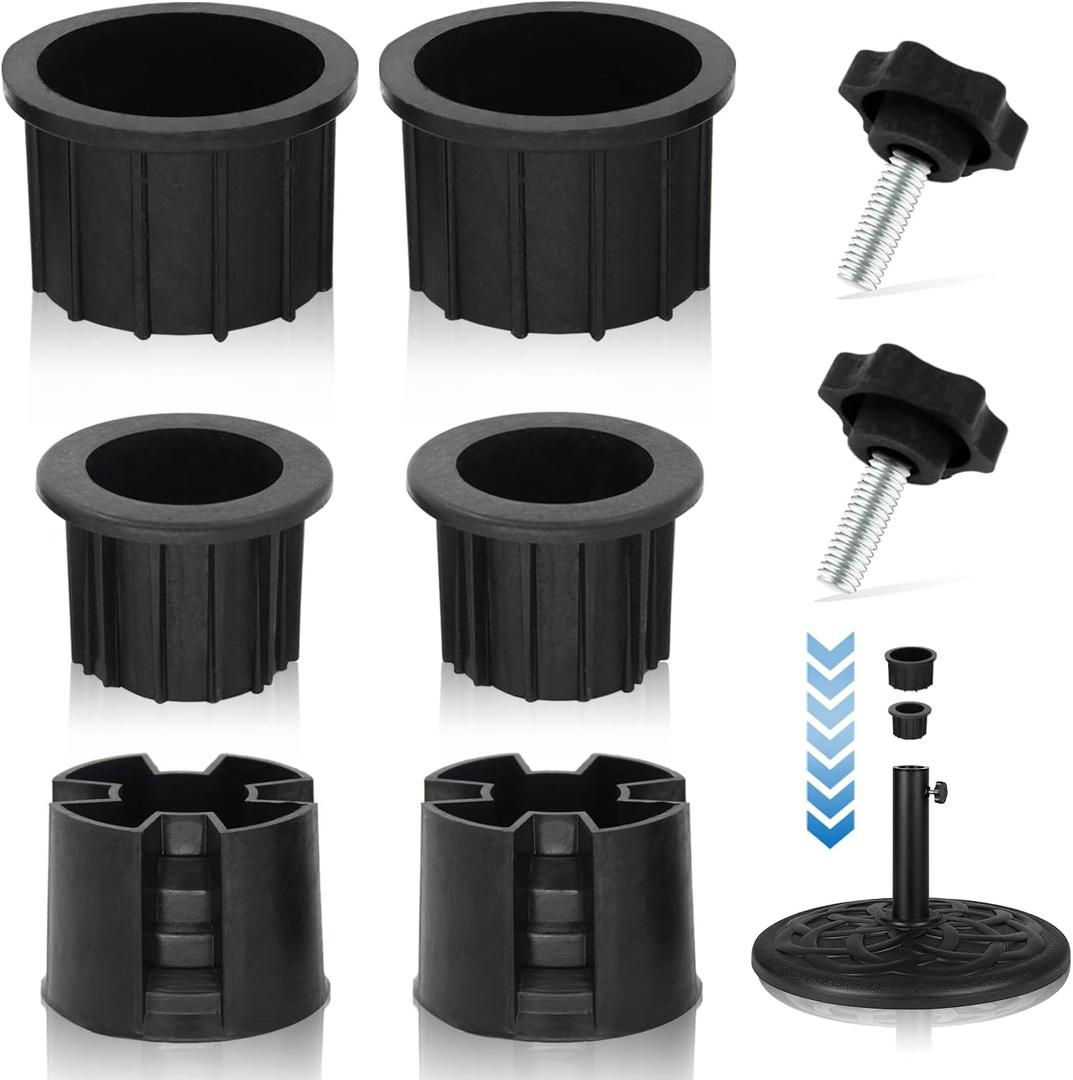 ChooKaChoo 2 Packs Umbrella Base Stand Hole Ring Plug, Patio Umbrella Stand Replacement Parts Stand Base Stabilizer Sleeve (for Base Stand, Not for Tables) ChooKaChoo 2 Packs Umbrella Base Stand Hole Ring Plug, Patio Umbrella Stand Replacement Parts Stand Base Stabilizer Sleeve (for Base Stand, Not for Tables)