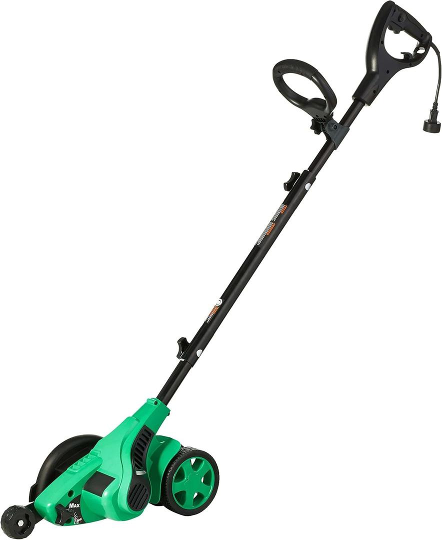 Amazon Basics 12 Amp 7.5" Double Edge Bladed Electric Corded Lawn Edger for Landscaping with Adjustable Height, 4420 RPM