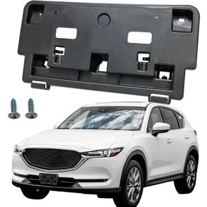 Front License Plate Frame Tag Mounting Bracket Holder Fits for Mazda CX-5 2017 2018 2019 2020 2021 Replace MA1068114, KB8A50170