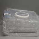 Egg Holder for 72 Eggs, 3-Layer Plastic Egg Container, Deviled Egg Tray with Handle Lid, Devil Egg Holder for Refrigerator, Kitchen, Easter Party, Keep Fresh