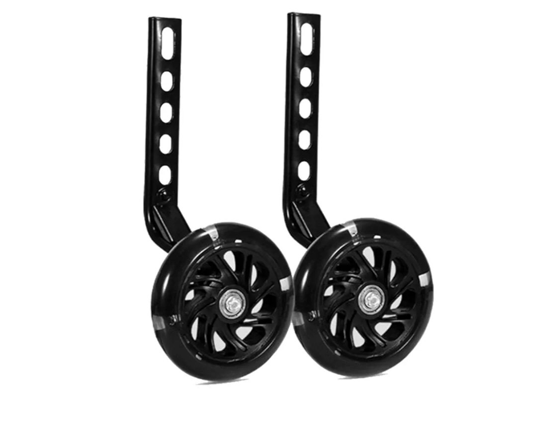 Pair of Children's Bicycle Riding Flash Silent Training Wheel