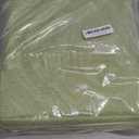 DULLEMELO Storage Basket, Linen Closet Organizers and Storage Baskets for Home Office, Suitable as Dog Toy Box, Baby Gift Basket, 4 Pieces 12x12 Decorative Cube Storage Bins(4 Pack - 12" White&Green)