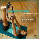 URBNFit Pilates Ring - 12" Magic Circle w/Dual Grip, Foam Pads for Inner Thigh Workout, Toning, Fitness & Pelvic Floor Exercise - Yoga Rings w/Bonus Exercise Guide (Black)