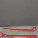 JeCar for Camaro Red Interior Center Console Gear Shift Side Panel Cover Trim Interior Accessories Compatible with 2010 2011 2012 2013 2014 2015 Chevrolet Chevy Camaro