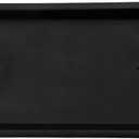 The HC Companies Venetian Rectangular Plant Tray - Lightweight Plastic Plant Saucer - Plant Drip Trays for Drainage - UV Resistant Pot Saucer for Indoor & Outdoor Use (23.5" Black, Pack of 1)