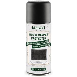 BERIOVE Rug & Carpet Protector Waterproof: Carpet Cleaner Spray Shield for Pets Stain Spot  Rug Protector for Carpet Home Interior 2 Pack