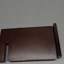 Sonny & Sloane Now Playing Vinyl Record Stand: Classic Brown Wood Record Holder - Vinyl Accessories for LP enthusiasts - Home Desk Decor for Music Lovers