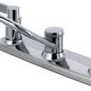 Kingston Brass FB2121NDL 7-11/16-Inch in Spout Reach NuvoFusion 8-Inch Centerset Kitchen Faucet, Polished Chrome