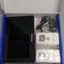 Newentor Weather Station Wireless Indoor Outdoor Thermometer, Color Display Digital Weather Thermometer with Atomic Clock, Barometric Pressure, Forecast Station with Adjustable Backlight,Black,2Sensor