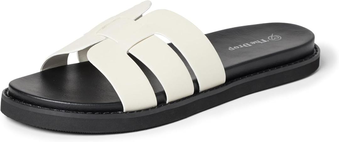 The Drop Women's Mila Slide (9, Cream/Black)