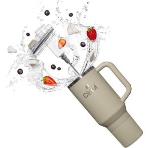 Cirkul 40oz. Ranger Stainless Steel Tumbler with Handle, All-Day StrawSip, Double-Wall Insulated