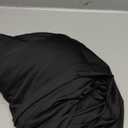 Ultimate Textile 5 ft. Fitted Spandex Table Cover - Fits 18 x 60-Inch Rectangular Tables, Black