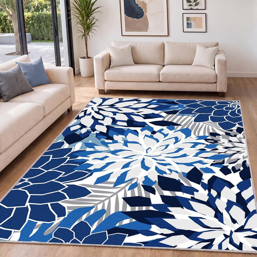 ZonLi 6x9 Area Rug for Living Room, Washable Rugs for Bedroom