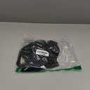 Women's Ruffle High Waisted Swimsuit Two Piece Tropical Print Swimsuit Push Up Bathing Suit (Medium, Black)