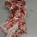 Christmas Tree Topper 12 x 45'' Large Christmas Bows with Glitter Large Gingerbread Man Toppers Decorative Gift Bows for Wreaths Thanksgiving Xmas Tree Ornament