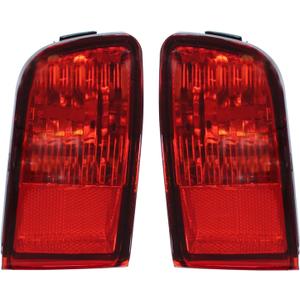 ApplianPar 2Pcs Rear Left and Right Bumper Reflector Light for 4Runner 2003 2004 2005
