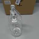 Refillable Clear Soap Dispenser Bottles with Pump, 16 oz (3 Pack) | BPA-Free Plastic Boston Round Containers for Hand Soap, Lotion, Shampoo, Kitchen & Bath