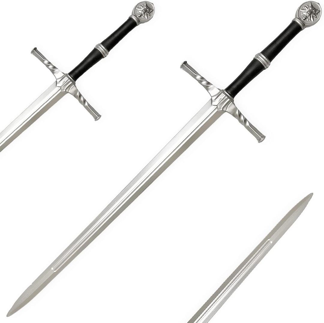41 Inch Medieval Foam Hunting Long Sword for Cosplay LARP Costume Halloween