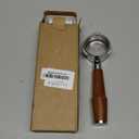 54mm Bottomless Portafilter Breville Compatible Rosewood Handle & Naked 18-21 Gram Filter Basket Included Fits Barista Express, Pro, Touch, Bambino Plus, Infuser, Duo Temp Pro Impress