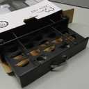 Rice rat for Nespresso Pods Holder Vertuo Pod Holder for Vertuoline Capsules 50 pods Black2