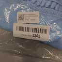 Imily Bela Womens Summer Tops Dressy Casual Short Sleeve Lace Trendy Shirts Crewneck T Shirt Hollow Out Loose Blouses, Light Blue, Medium