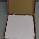 White Wedding Card Box with Slot, PVC Gift Card Box Holder for Wedding Reception, Gold Print Money Envelope Card Box for Party Graduation Birthday Baby Shower Decorations