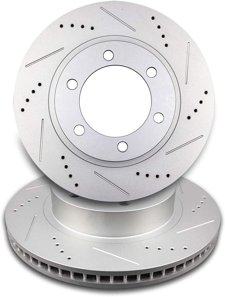 Brake Rotors,ECCPP 2pcs Front Brake Discs Rotors Brakes Kits fit for 2003-2009 Toyota 4Runner,2007 2008 2009 2010 2011 2012 2013 2014 Toyota FJ Cruiser,2005-2014 Toyota Tacoma