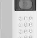 Holicfun Silicone Cover for myQ Smart Garage Door Video Keypad - Only Compatible with Right-Angle 20 Mounting Bracket Installation - White