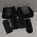 MOAJAZA Knee Massager with Heat and Vibration, Heating Pad for Knee Shoulder Elbow, Heated Knee Brace for Arthritis with Massage (Black 2 Packs)