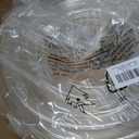DAVCO 3/4" ID - 50 ft Clear Vinyl Tubing, Low Pressure Flexible PVC Tube, Heavy Duty UV Chemical Resistant Lightweight Plastic Vinyl Hose, BPA Free and Non Toxic, with 2 Stainless Clamps
