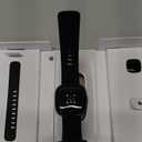 Fitbit Versa 4 Fitness Smartwatch with Daily Readiness, GPS, 24/7 Heart Rate, 40+ Exercise Modes, Sleep Tracking and more, Black/Graphite, One Size (S & L Bands Included)