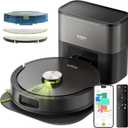 MONSGA Robot Vacuum and Mop Combo, 90 Days Self-Emptying with 8000Pa Suction, LiDAR Smart Mapping, Dual Anti-Tangle for Pet Hair, Carpet and Hard Floor