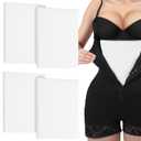 Sosation 4 Pcs Lipo Foam Board Post Surgery Foam Pads for Lipo Recovery Supplies Surgery Post Liposuction pad Compression Garment, 8 x 11 Inches, White