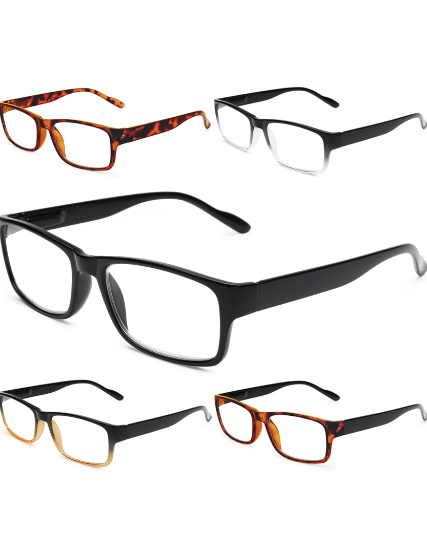 Gaoye Reading Glasses Men/Women, Eyeglasses, Blue Light Readers for Men/Women, Computer Eye Glasses, Cheaters, 1.25