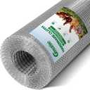 Hardware Cloth 1/4 inch 23 Gauge Large Size 304 Stainless Steel mesh Chicken Wire Welded Fencing Wire Mesh Roll Garden Fence 40inx49ft