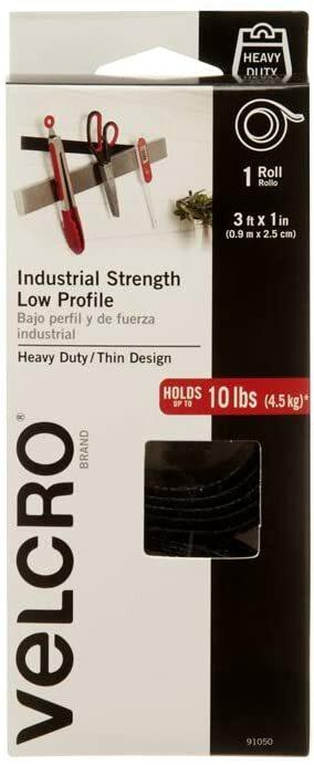 VELCRO Low-Profile Heavy Duty Industrial Strength Adhesive Hook & Loop Tape