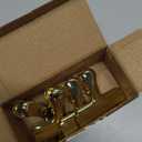 Funfery Gold Chip Clips Bag Clips Large Stainless Steel Clip for Food Storage,Air Tight Seal Chip Bag Clip 3 Inch Strong Food Clipp for Snack,Chips,Kitchen Decor,Home&Office Paper Heavy Duty-4 Pack